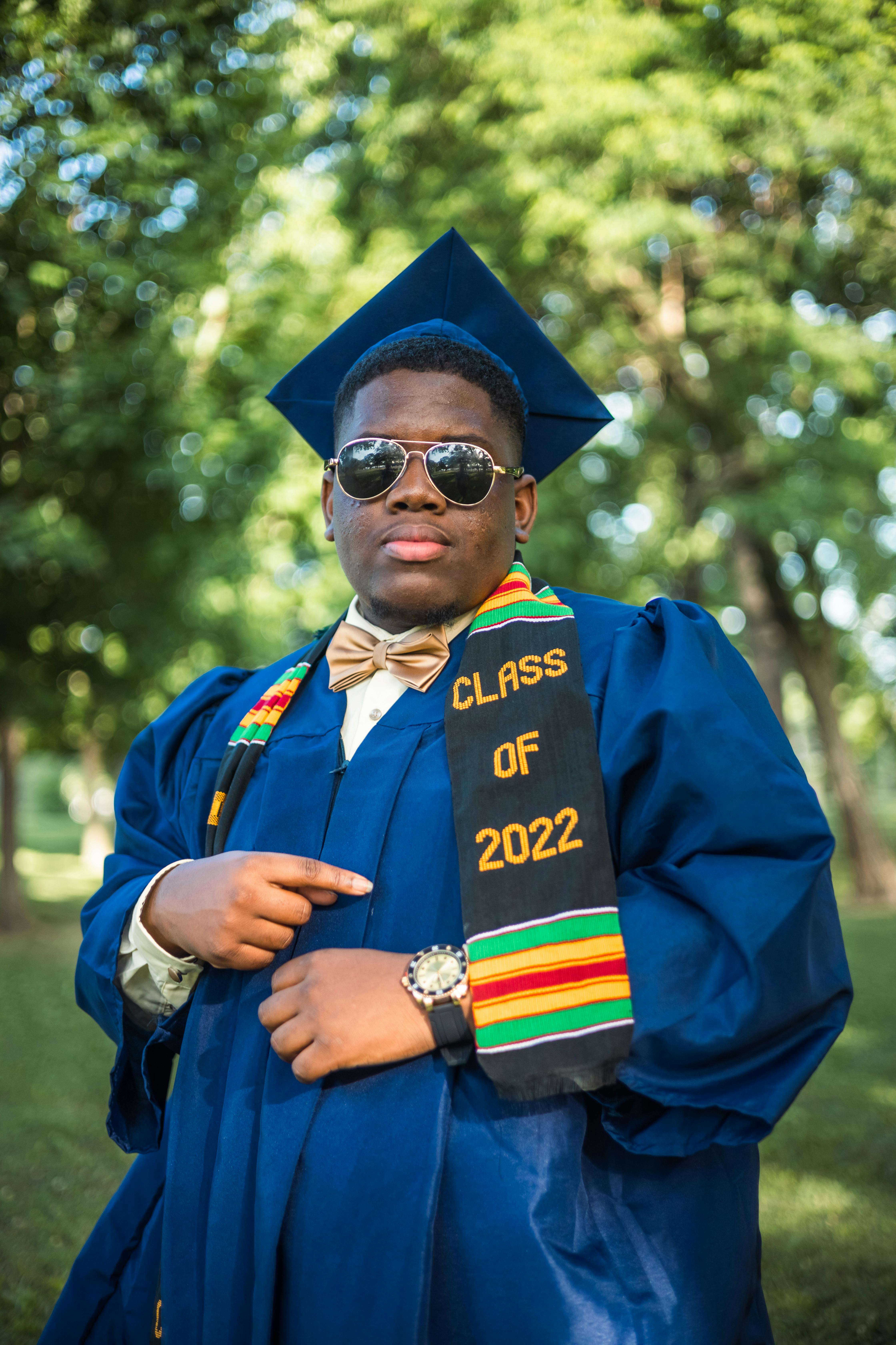 Black First Gen Proud Graduation Stole – Graduation Cap and Gown